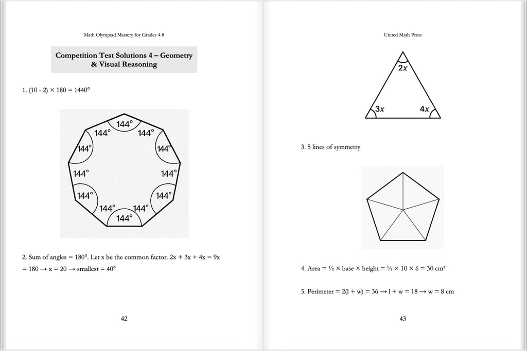 Math Olympiad Mastery for Grades 4-8