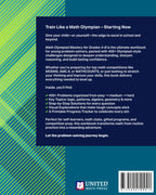 Math Olympiad Workbook Grades 4-8 Amazon Bestseller Back Cover